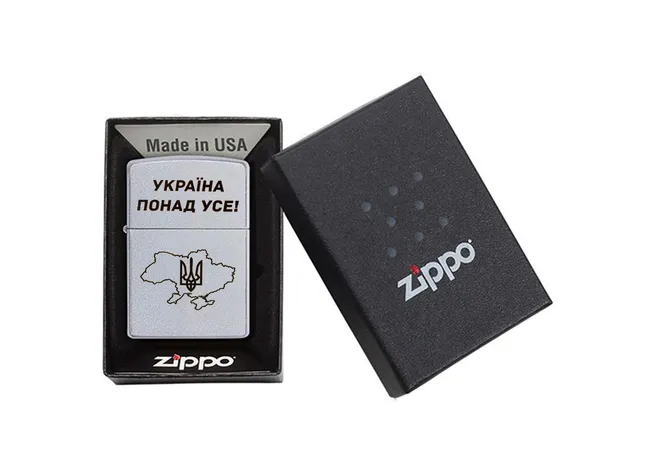 Запальничка Zippo 205 CLASSIC street chrome 205 P Фото 2